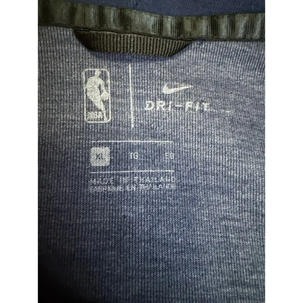Nike Men’s Blue Dri-Fit Golden State Warriors Full Zip Hoodie